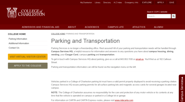 parkingservices.cofc.edu