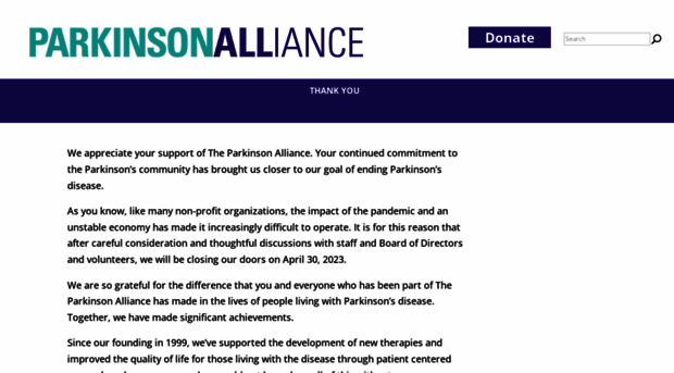 parkinsonalliance.org