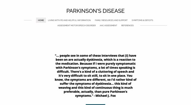 parkinsonsproj.weebly.com