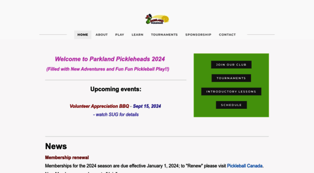 parklandpickleheads.com