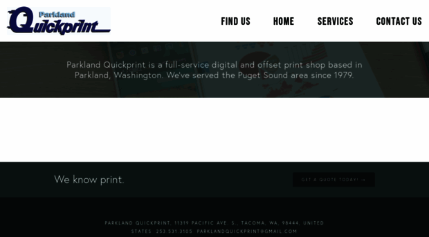 parklandquickprint.com