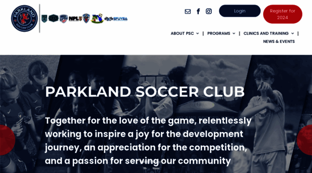 parklandtravelsoccer.com