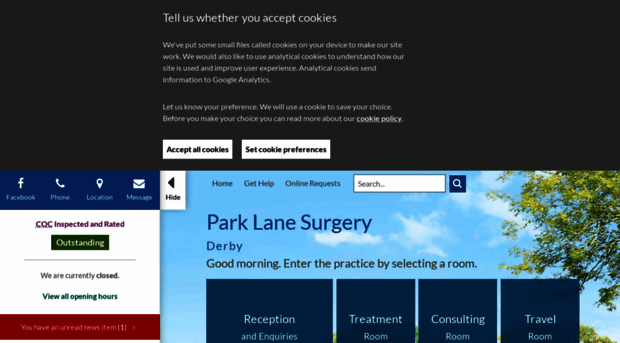 parklanesurgeryallestree.co.uk