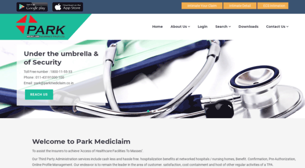 parkmediclaim.co.in