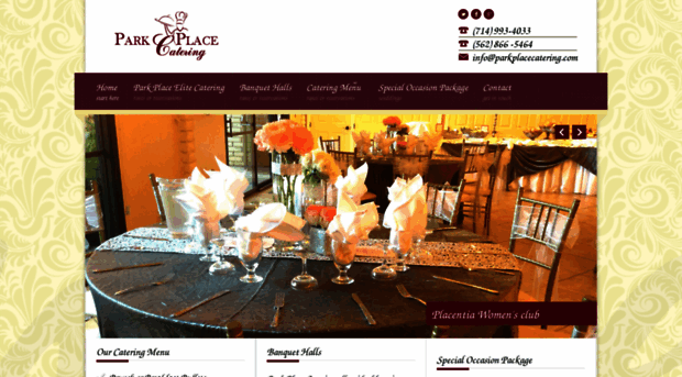 parkplacecatering.com