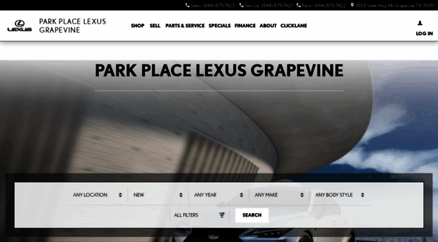 parkplacelexusgrapevine.com