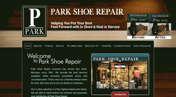 parkshoerepair.com