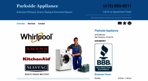 parksideappliances.com