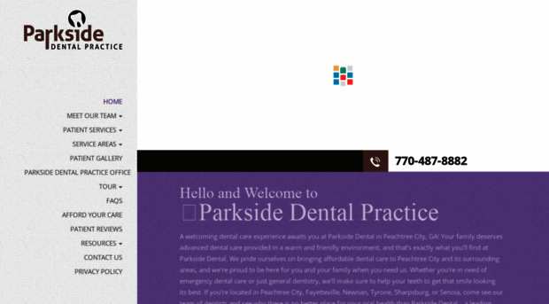 parksidedentalpractice.com