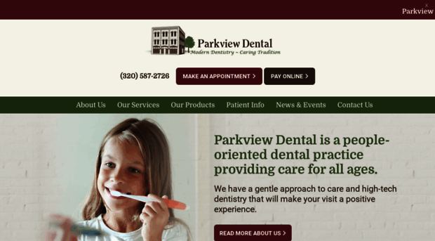 parkviewdentalofhutchinson.com