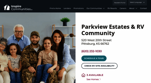 parkviewmhc.com