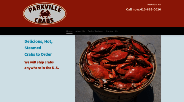 parkvillecrabs.com