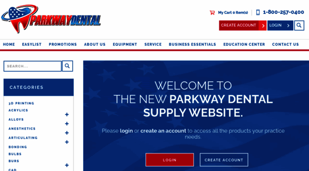 parkwaydentalsupply.com