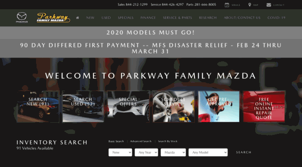 parkwayfamilymazda.com