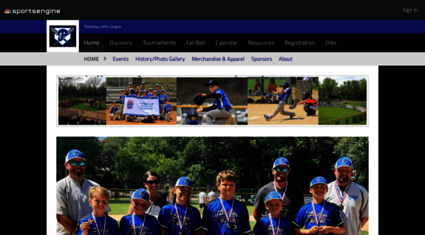 parkwaylittleleague.com