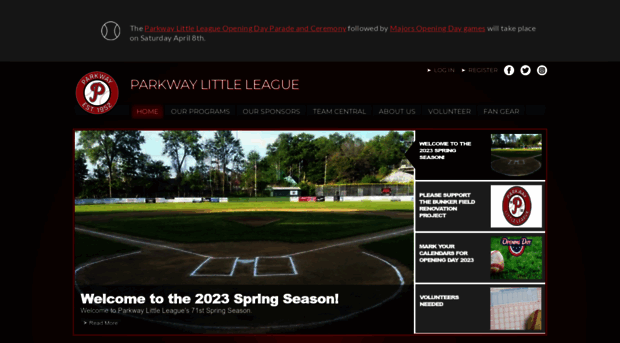 parkwaylittleleague.org