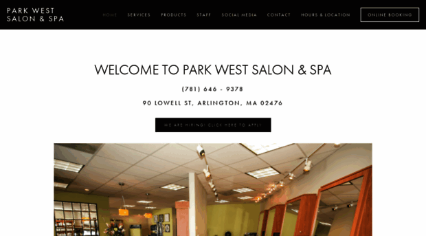 parkwestsalon.com