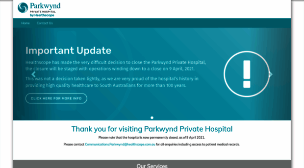 parkwyndprivatehospital.com.au