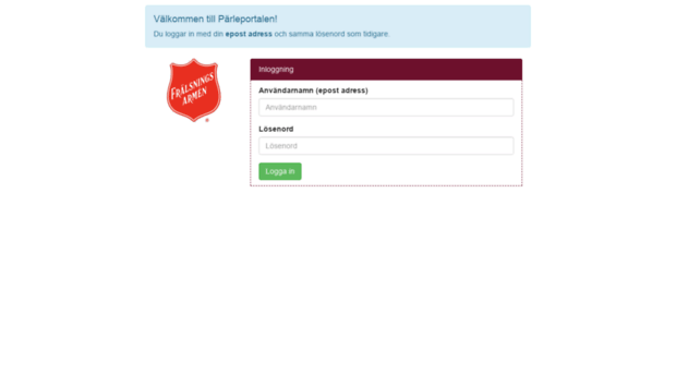 parleportalen.salvationarmy.org