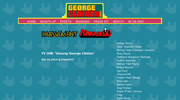 parliamentfunkadelic.georgeclinton.com