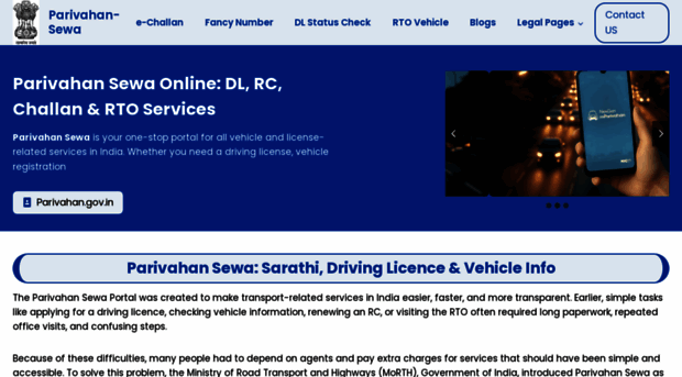 parrivahansewa.com