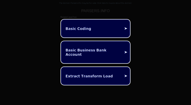 parsers.info