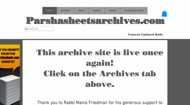 parshasheetsarchives.com