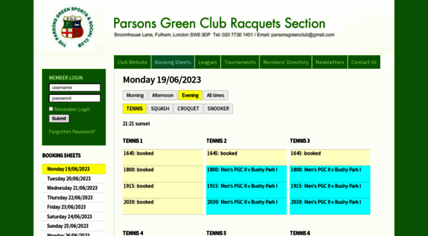 parsonsgreen.mycourts.co.uk