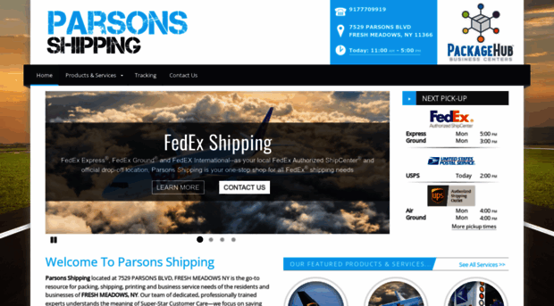 parsonsshipping.com