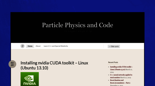 particlephysicsandcode.wordpress.com