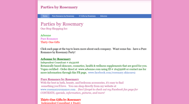 partiesbyrosemary.weebly.com