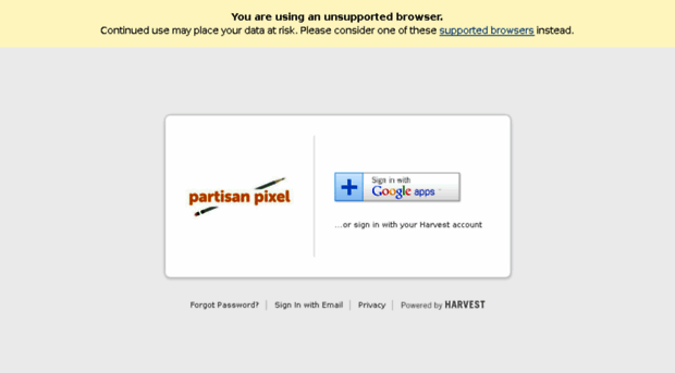 partisanpixel.harvestapp.com