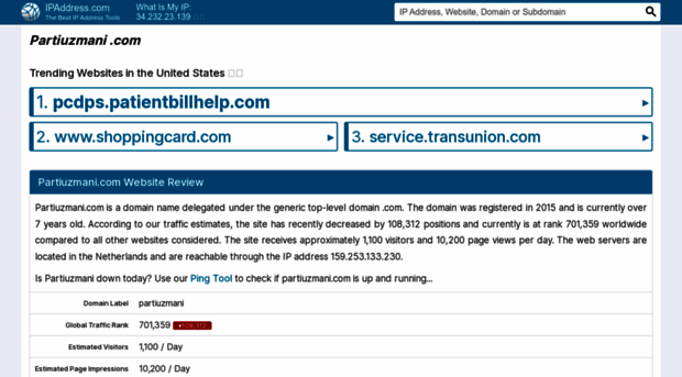 partiuzmani.com.ipaddress.com