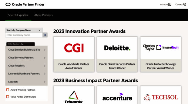 partner-finder.oracle.com - Partner Finder Oracle