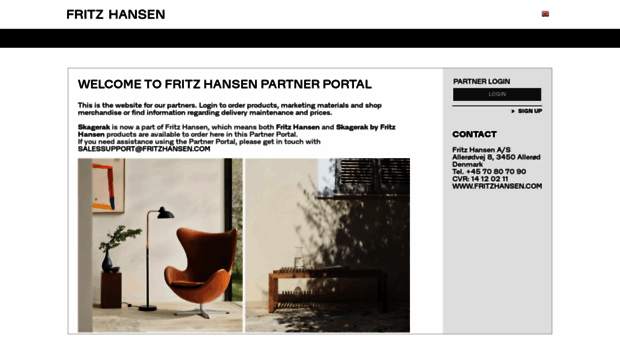 partnerportal.fritzhansen.com