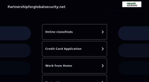 partnershipforglobalsecurity.net