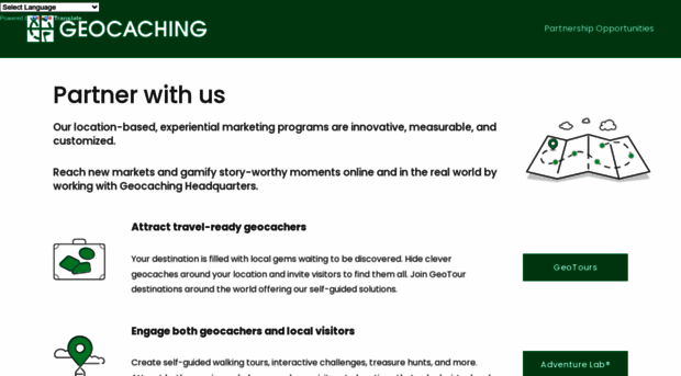 partnerships.geocaching.com