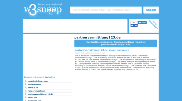 partnervermittlung123.de.w3snoop.com