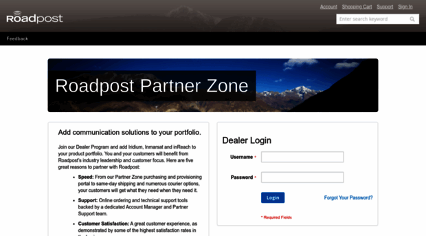 partnerzone.roadpost.com