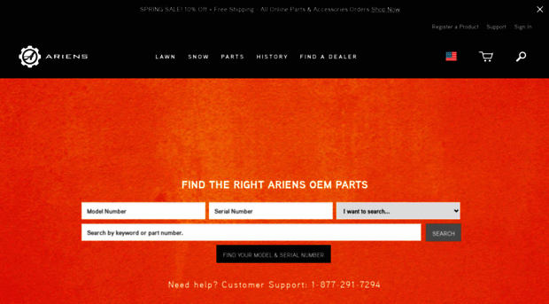 parts.ariens.com