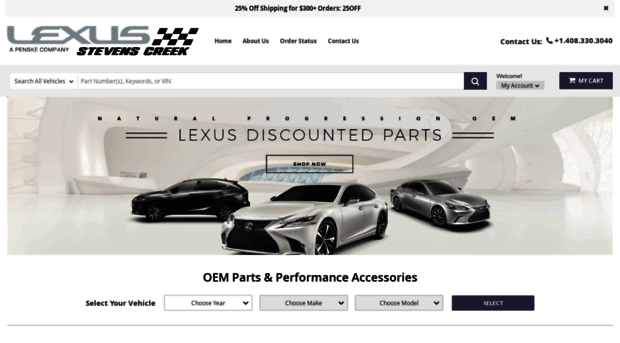 parts.lexusstevenscreek.com