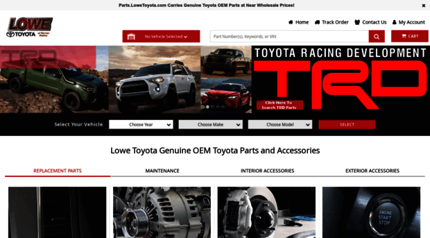 parts.lowetoyota.com