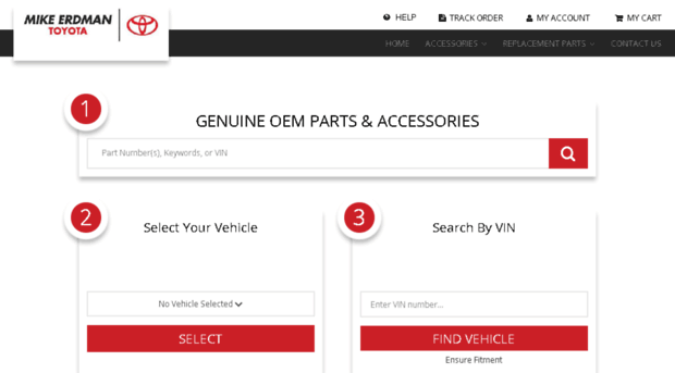 parts.mikeerdmantoyota.com