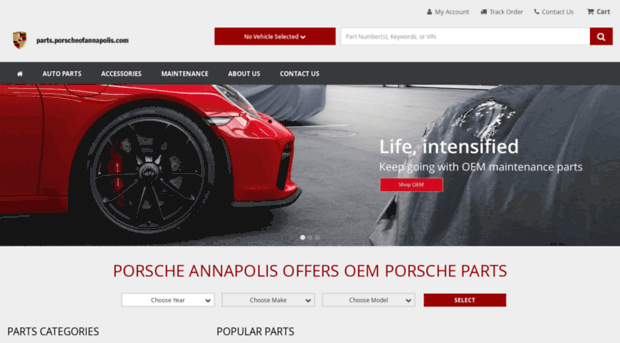 parts.porscheofannapolis.com