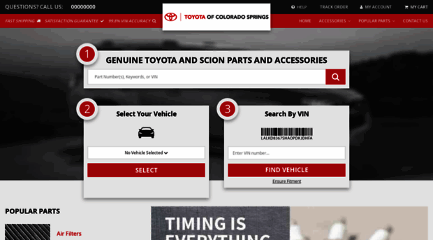 parts.toyotaofcoloradosprings.com