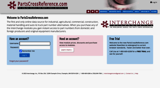 partscrossreference.com