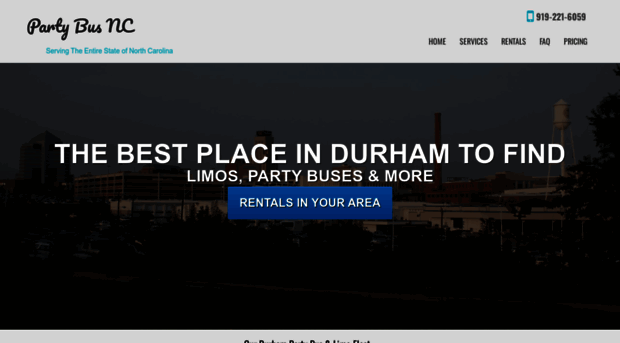 partybusdurham.com