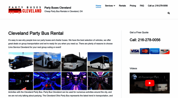 partybusescleveland.net