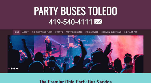 partybusestoledo.com