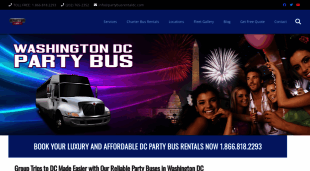 partybusrentaldc.com